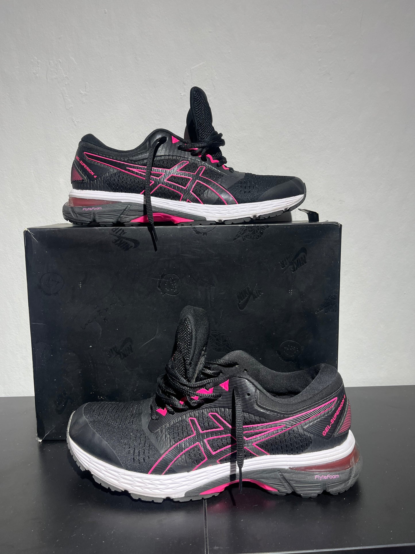ASICS Gel-Superion 4 Noir/Rose - 42,5