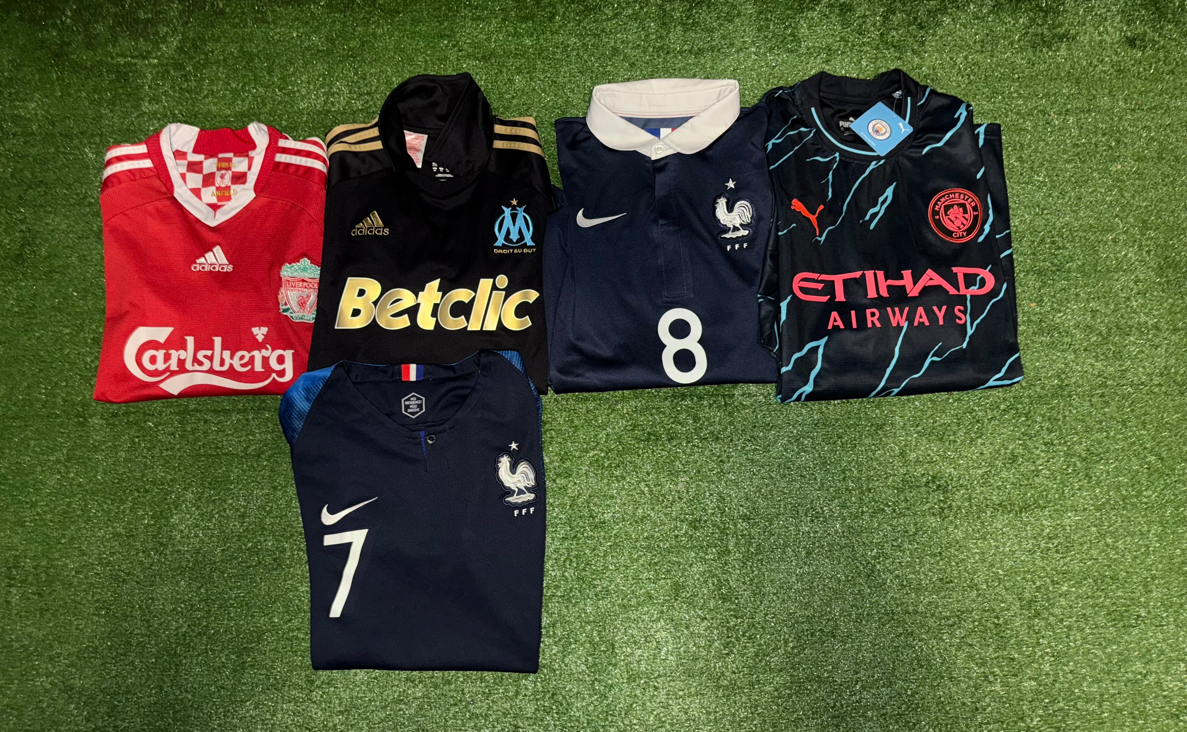 Jersey Vintage 5 pieces with name and number