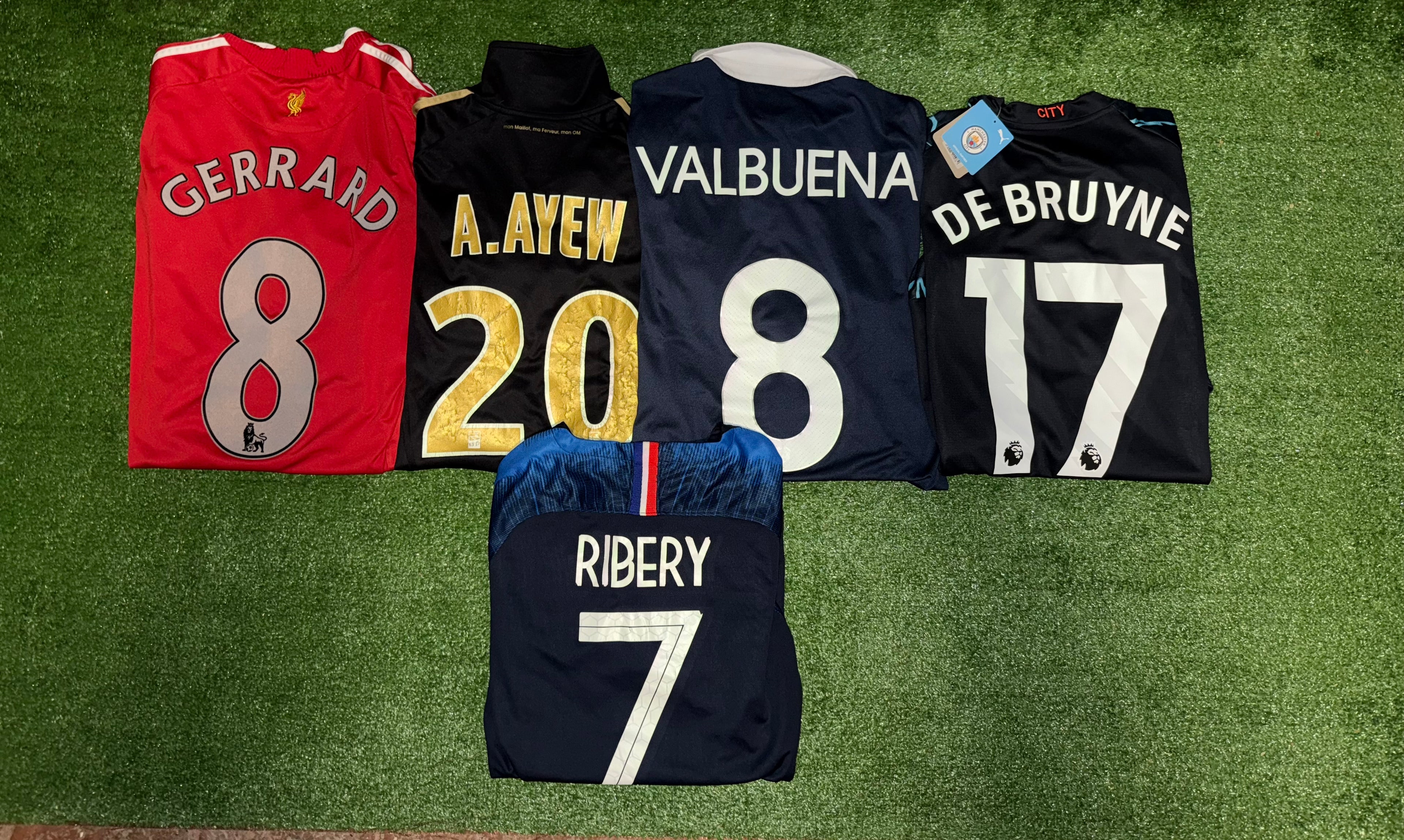 Jersey Vintage 5 pieces with name and number