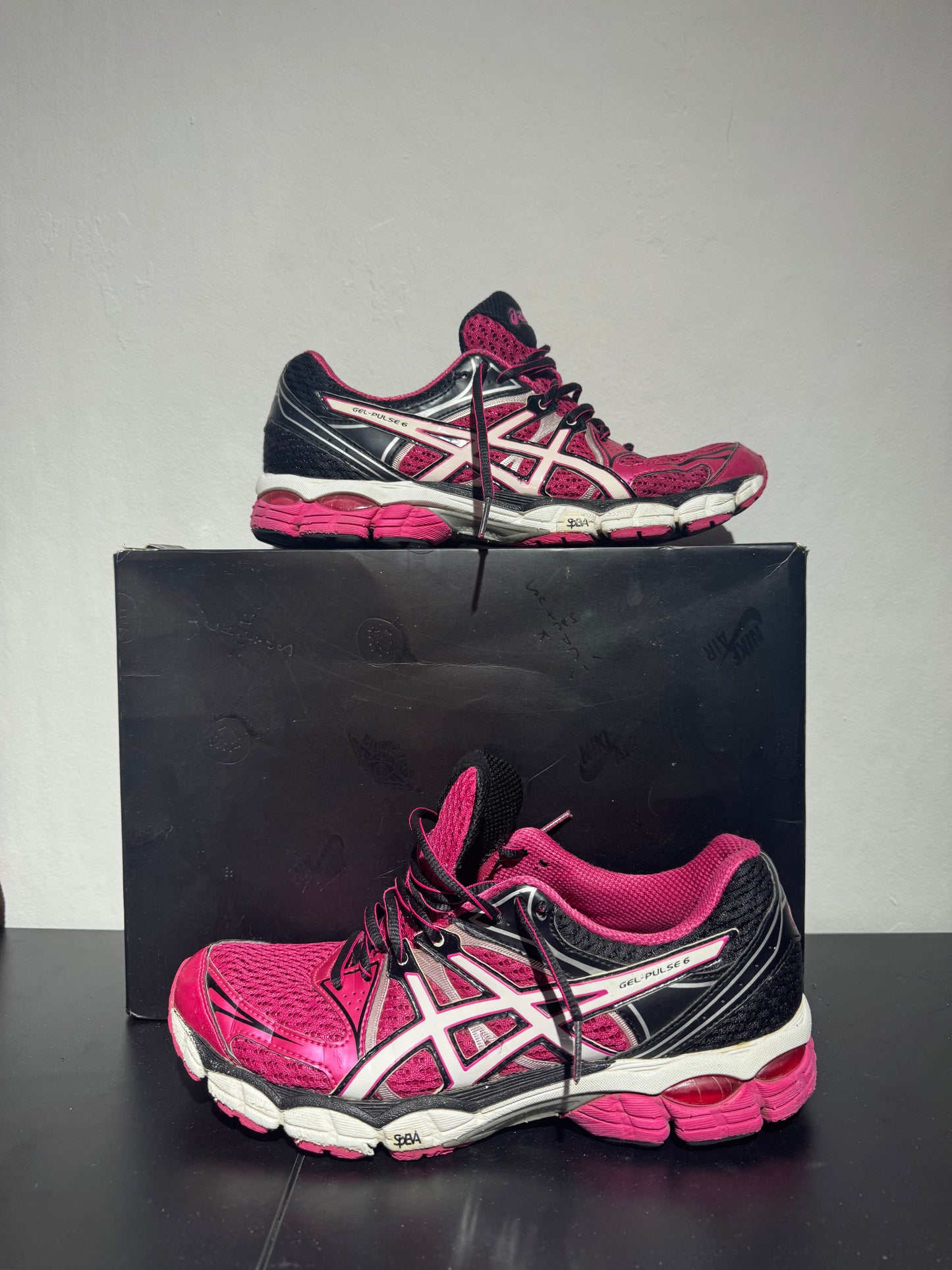 ASICS Gel-Pulse 6 Noir/Rose - 42