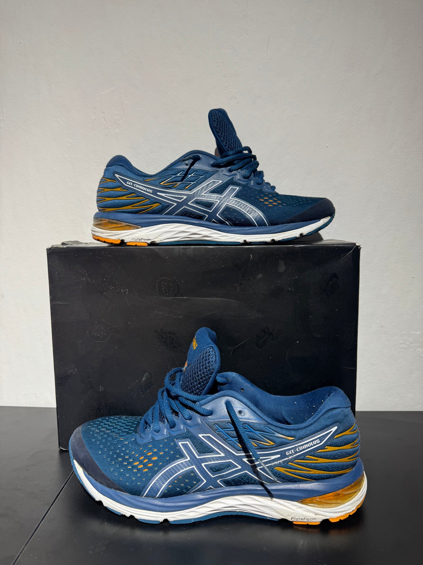 ASICS Gel-Cumulus 21 Blau/Orange - 43,5