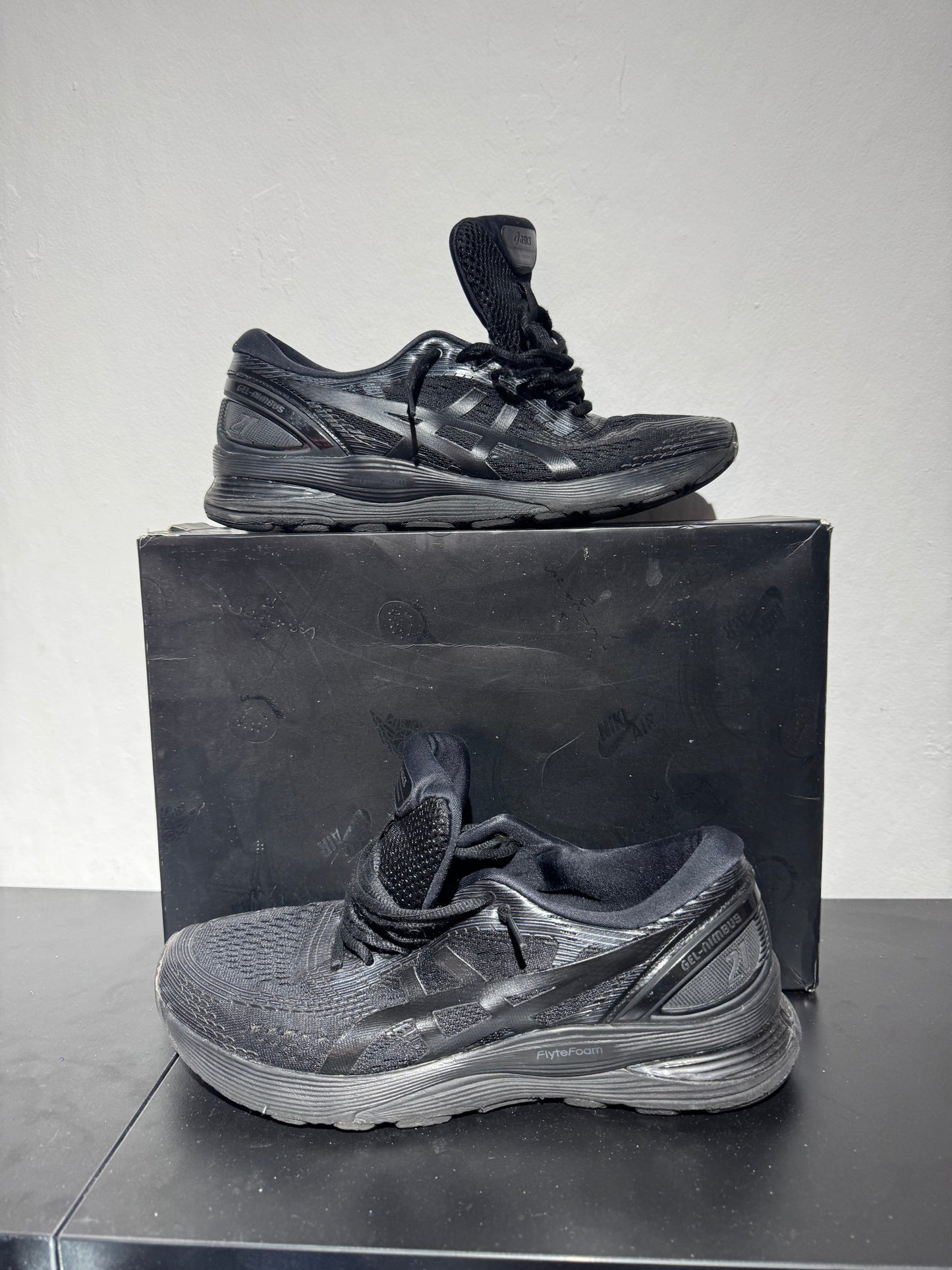 ASICS Gel-Nimbus 21 Noir/Noir - 42,5