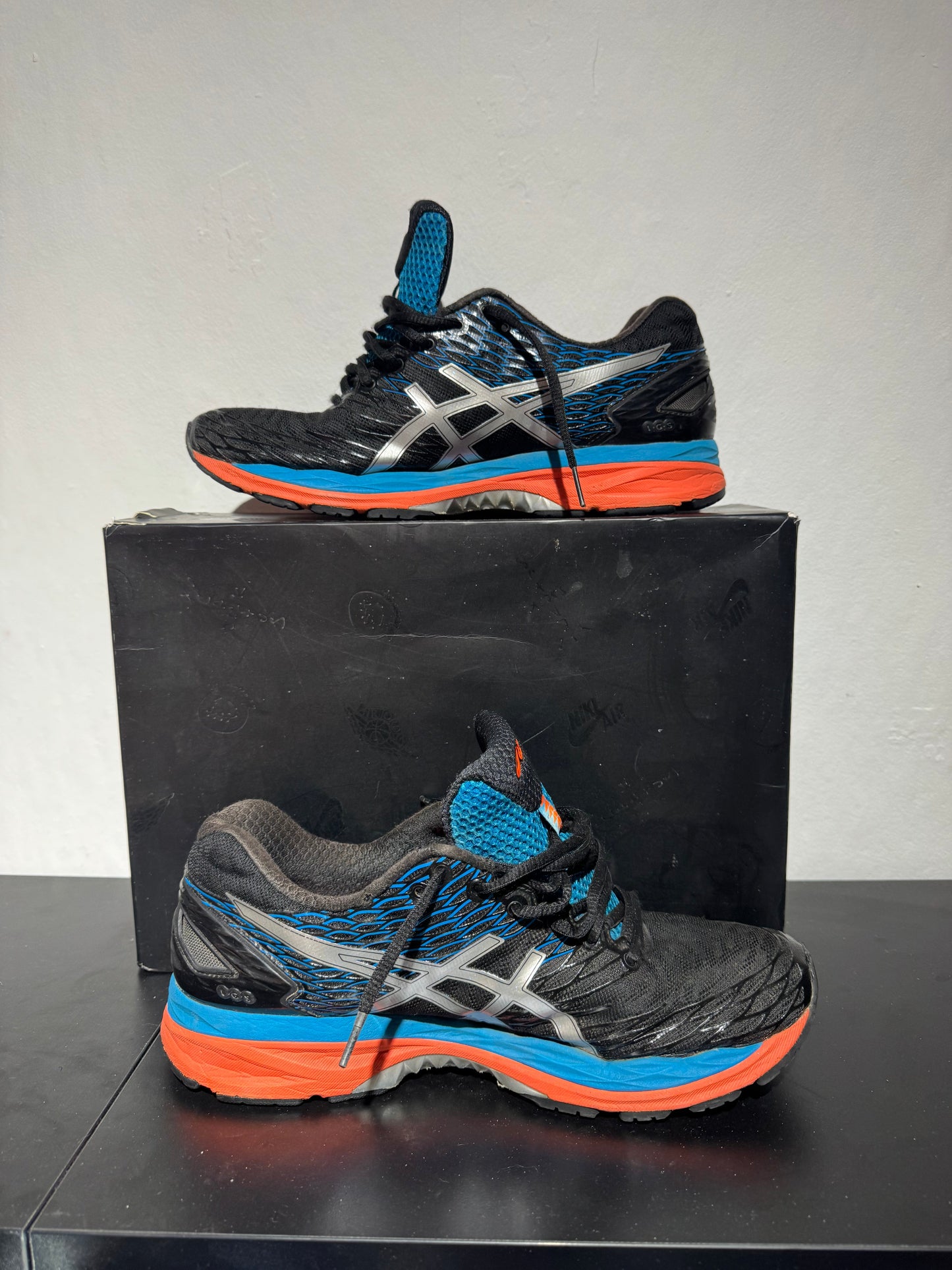 ASICS Gel-Nimbus 18 Blau/Orange - 43