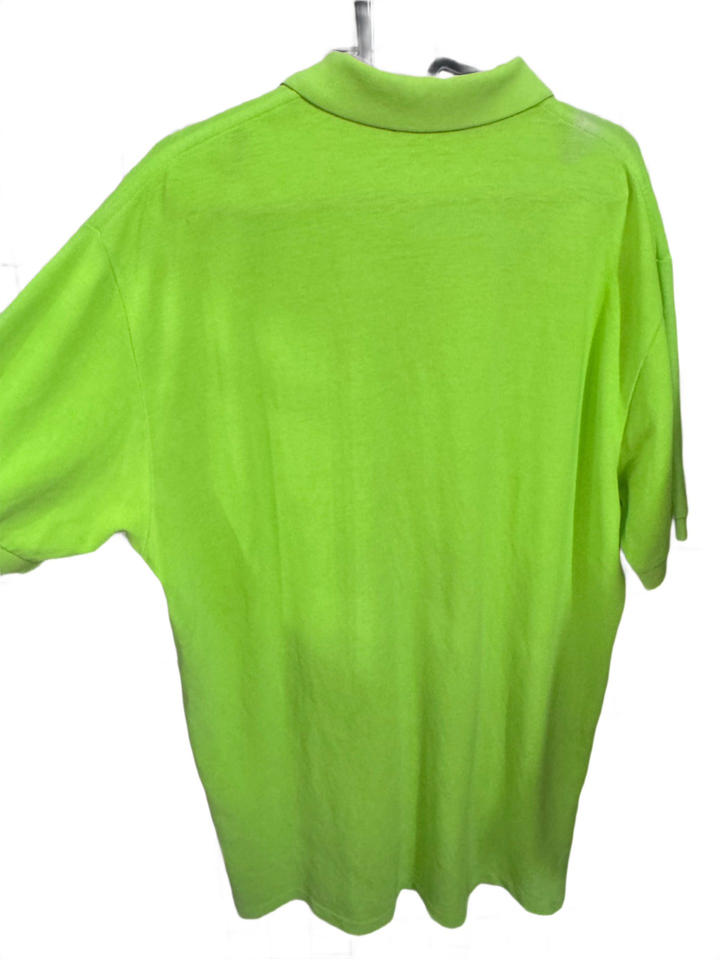 Polo Lacoste Vintage Vert Fluo- L