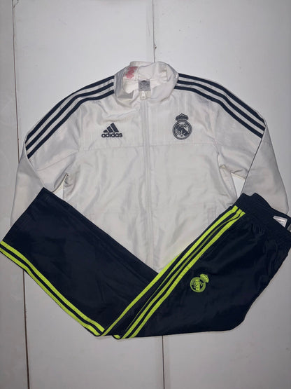 Adidas Real Madrid CF Weiß &amp; Gelb Fluo – XS