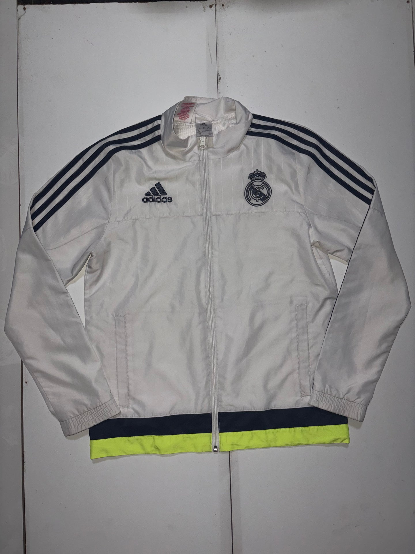 Adidas Real Madrid CF Weiß &amp; Gelb Fluo – XS