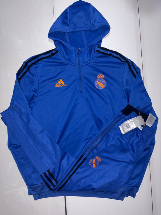 Survêtement Adidas Real Madrid CF Bleu vif – M