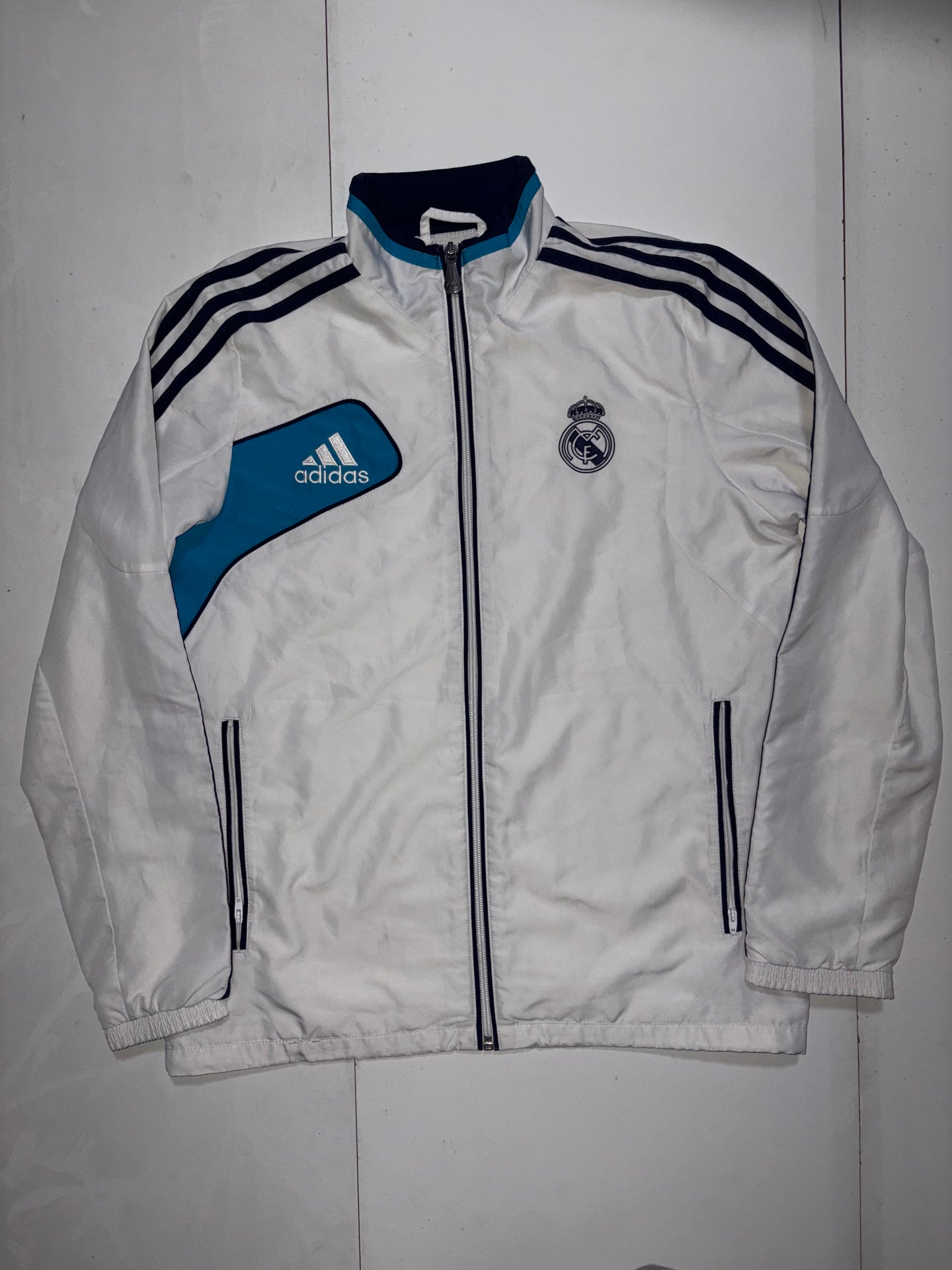 Adidas Real Madrid CF Weiß &amp; Blau – XS