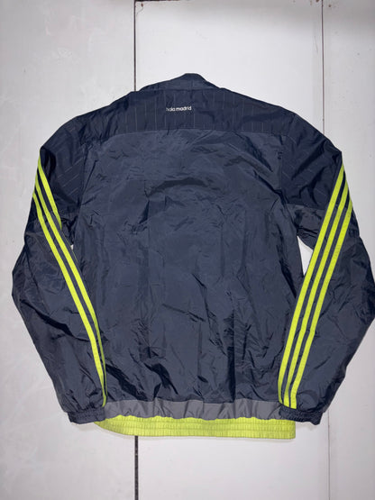 Haut de Survêtement Adidas Real Madrid CF Grau &amp; Grün - XS