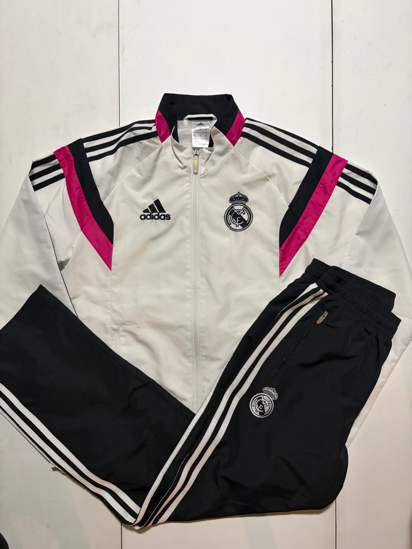 Adidas Real Madrid CF Weiß &amp; Rose – XS
