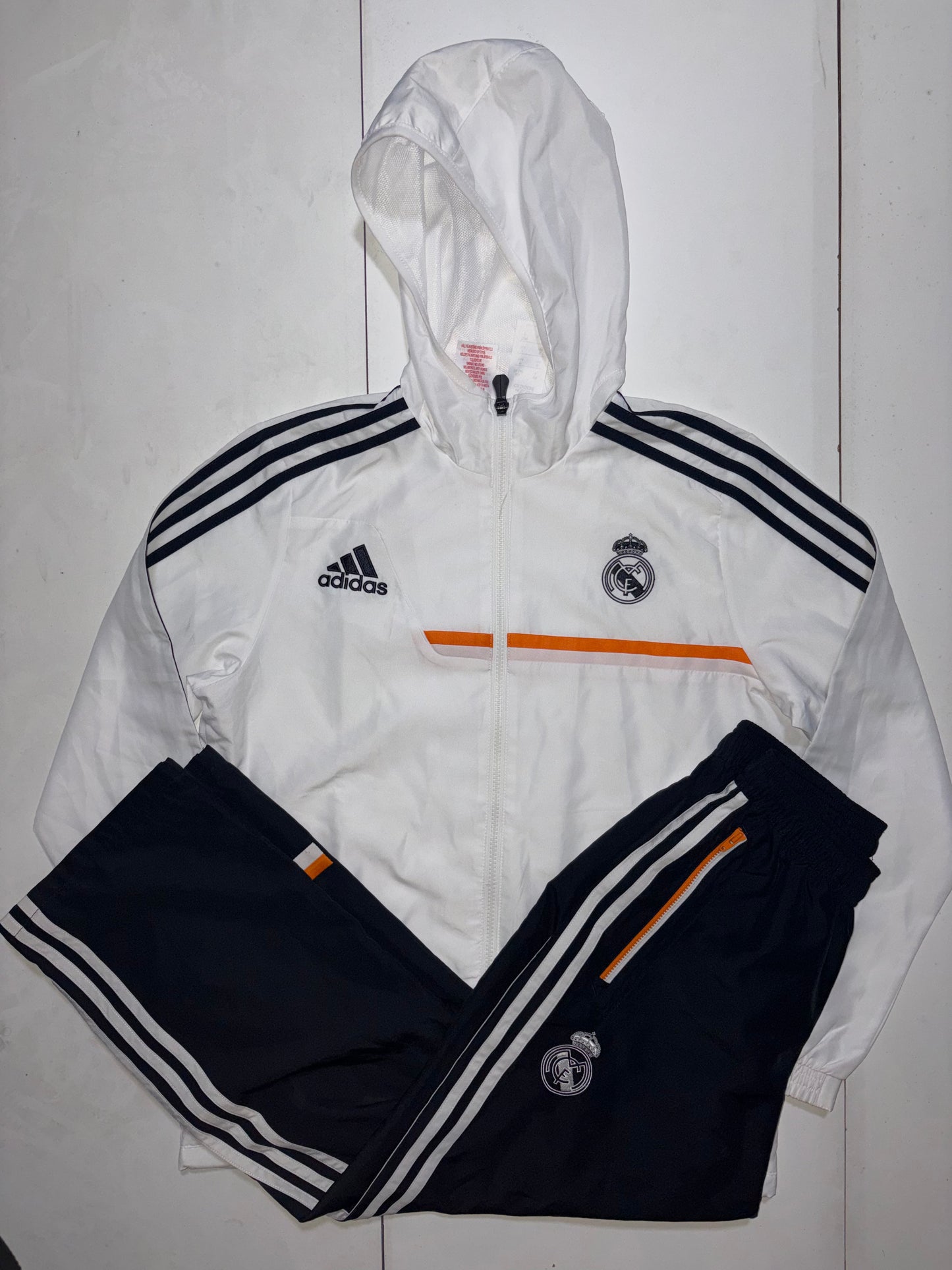 Adidas Real Madrid CF Weiß &amp; Orange – XS