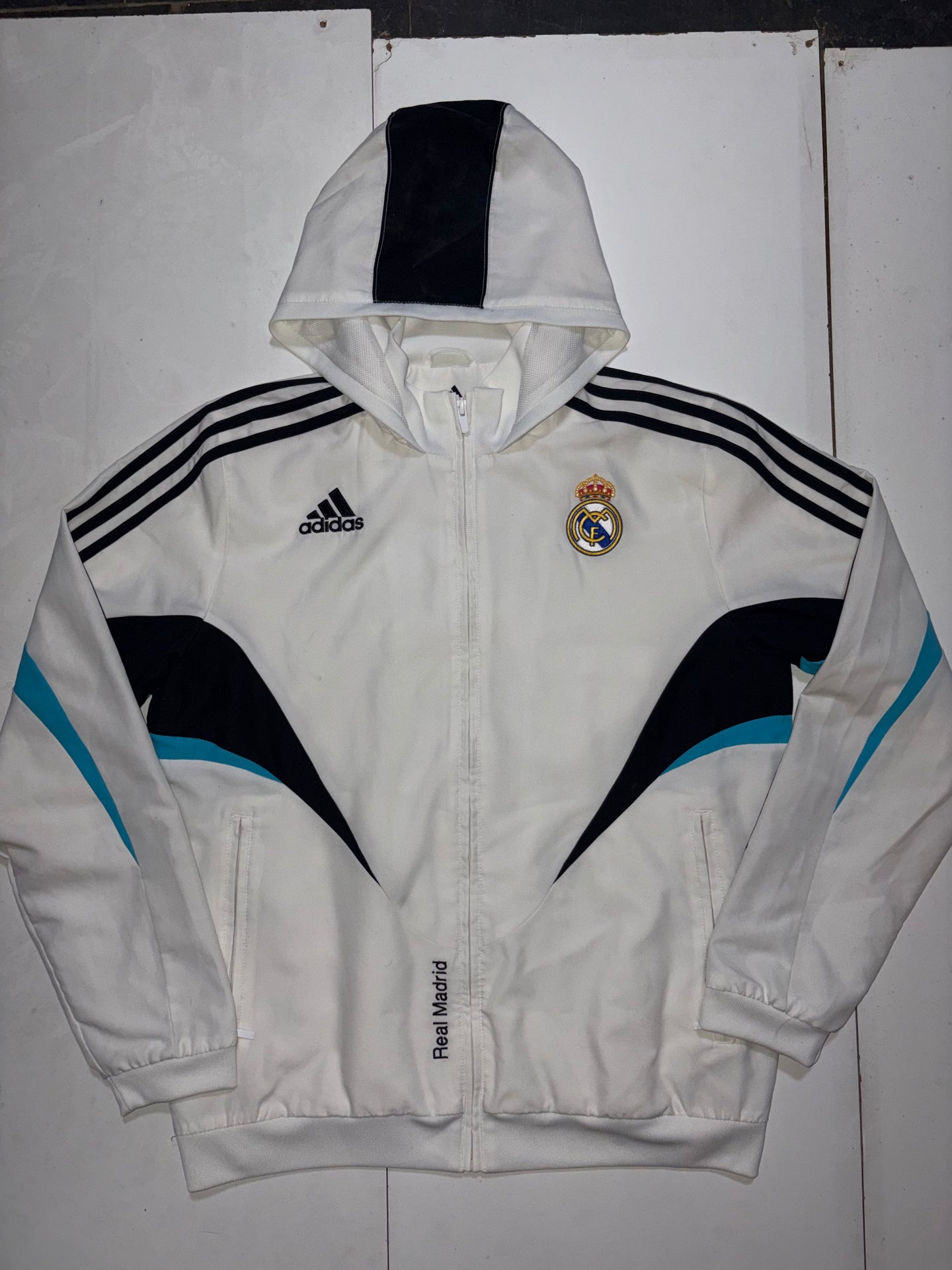 Adidas Real Madrid CF Blanc &amp; Noir – XL