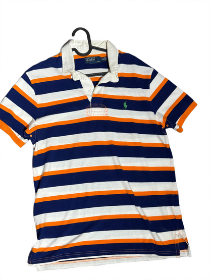Polo Ralph Lauren Blau/Orange Rayé - M