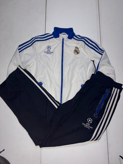 Adidas Real Madrid CF Weiß &amp; Blau – XS