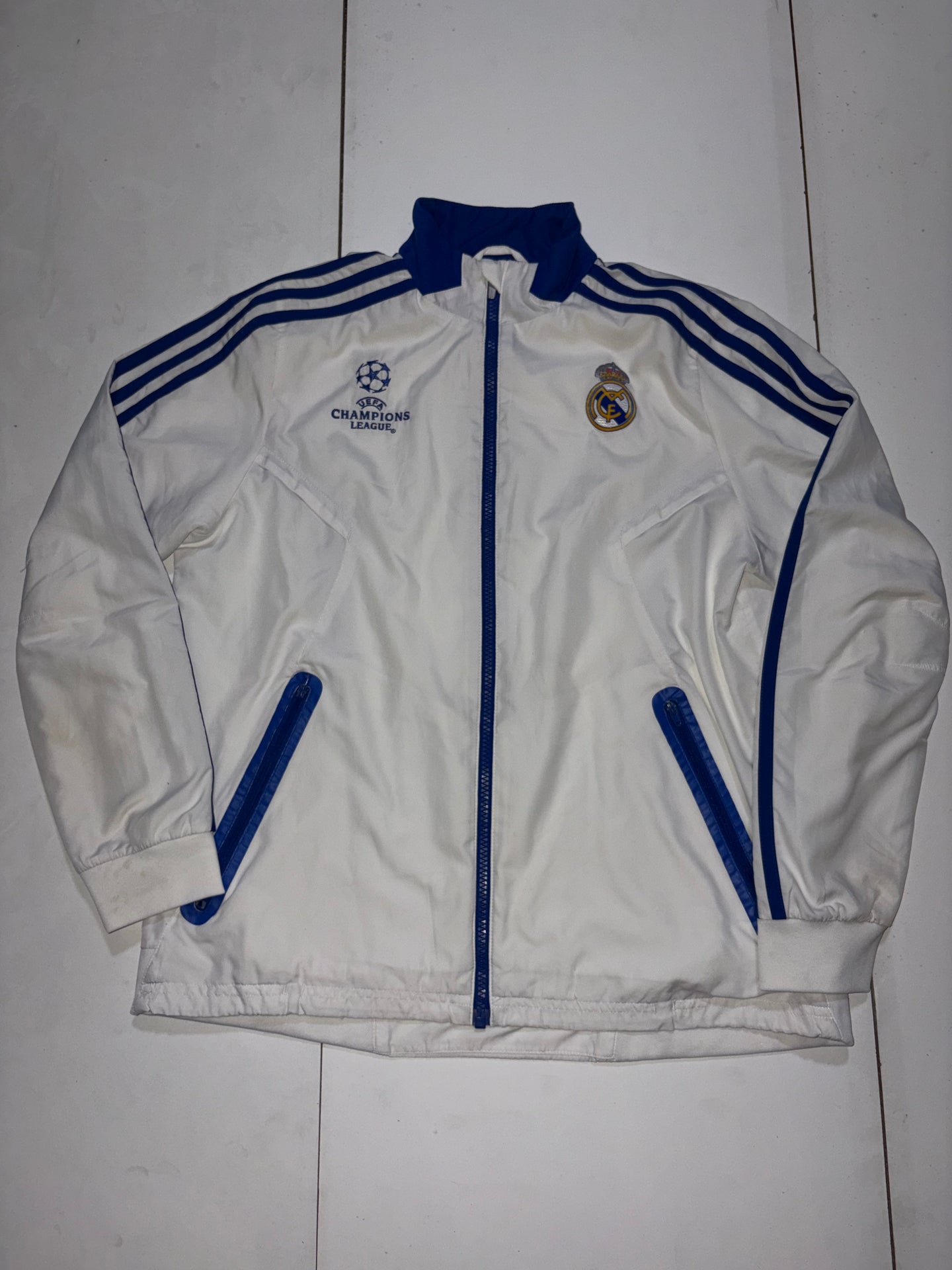 Adidas Real Madrid CF Weiß &amp; Blau – XS