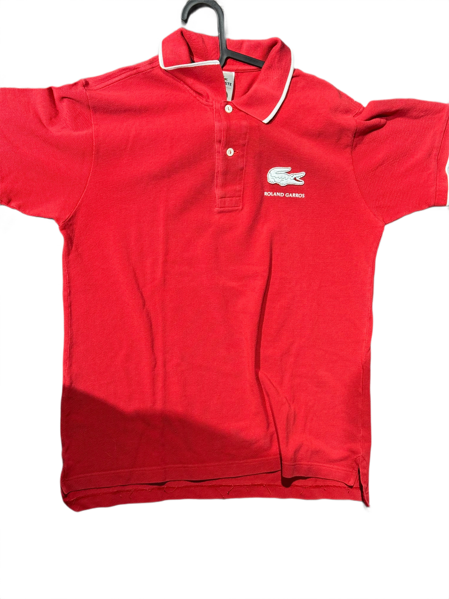 Polo Lacoste Roland Garros Rouge - M