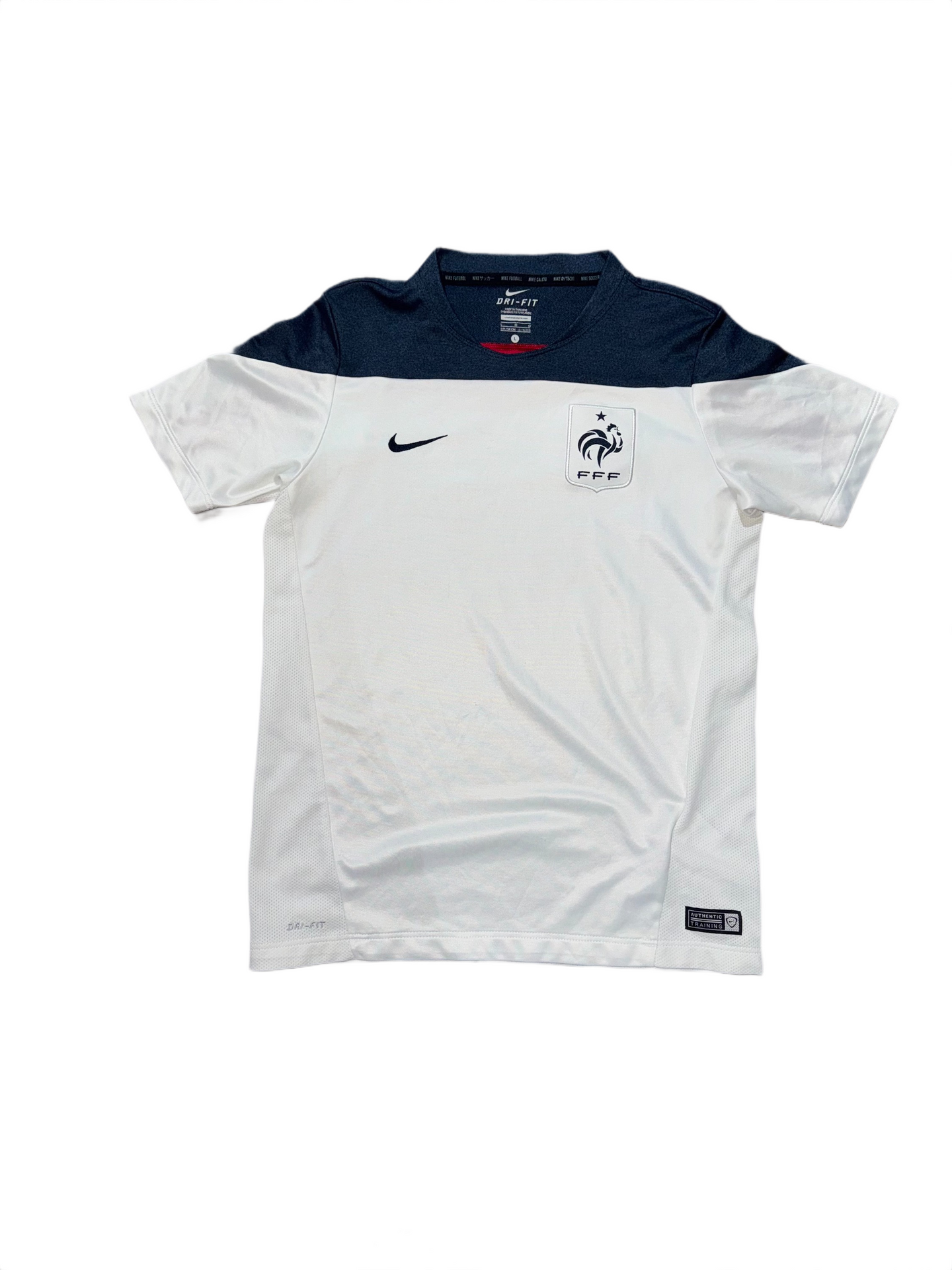 Trikot Frankreich FFF Blanc - L (Kinder)
